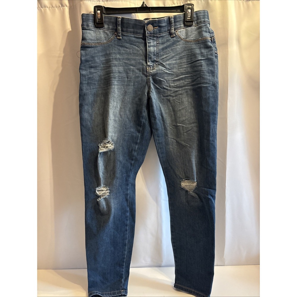 Juicy‎ Couture Jeans Womens Size 8 Blue Medium Wash Cotton Stretch Skinny Fit